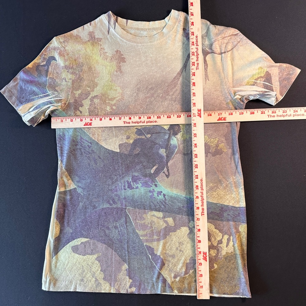 Disney Parks Avatar Pandora T Shirt Mens Small‎ All Over Print Single Stitch - Picture 9 of 12